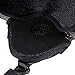 SUNVP Ski Helmet Integrally Windproof Lightweight Breathable Outdoors Snowboards Adult Snow Sports Helmet (Black/Red, L)