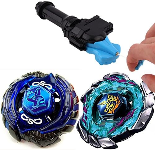 Light Lavhcher Manipulator Mercury Anubius 85XF BB-111 Gyro Water Blue + Blitz Unicorno 100RSF BB-117 Things That Vanishes In A Flash Of Unicorn Gyro + Blue Power String Laucher + Grip, Complete Set