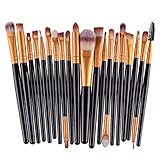 Buytra 20-Piece Makeup Brushes Makeup Brush Set Cosmetics Foundation Blending Blush Eyeliner Concealer Face Powder Brush