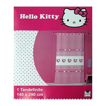 Amazon De Sanrio Hello Kitty 1 St Xxl Fertig Osenschal Gardine