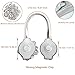 Magnetic Tieback, Kisstaker Crystal Curtain Holdbacks Blossom Diamond Clips with Stretchy Wire Rope for Home Office Decoration,Silver (Pack of 4)