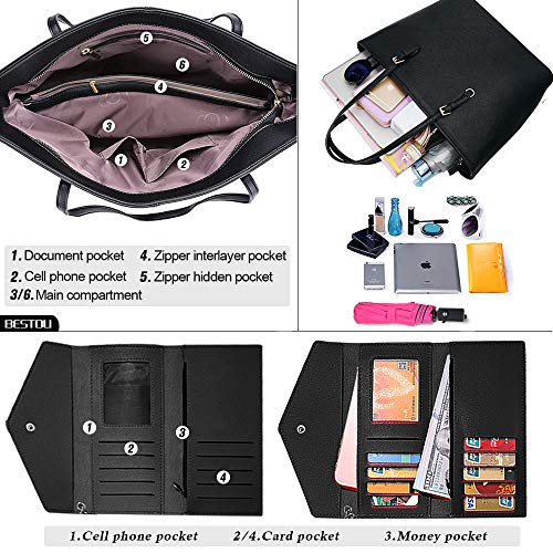 BestoU-Handbags-for-Women-Black-Large-Shoulder-Tote-Bag-for-Ladies-Purses-and-Handbags-Set