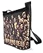 Polyester Fabric Oxford Fabric Ladies Sling Cross Body Shoulder Bags with The Walking Dead Characters Print.