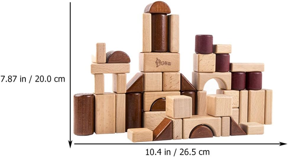 wooden stacking blocks balancing toy