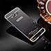 Creazy® Aluminum Metal Frame Acrylic Mirror Back Cover Case for Samsung Galaxy G530 (Black)