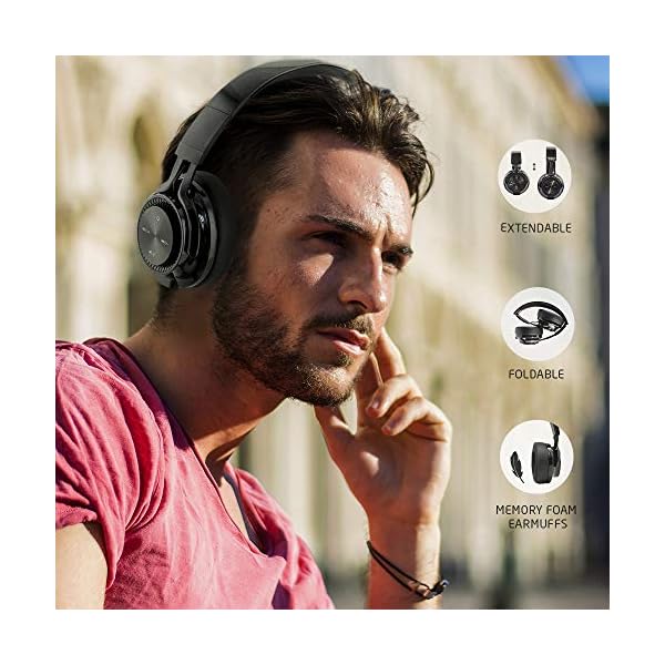 PowerLocus P3 Bluetooth Headphones Over-Ear, [40h Playtime, Bluetooth V5.0] Wireless Headset Hi-Fi Stereo Headphone…