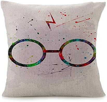 Cayyon Originality Decorative Pillow case Throw Pillow Cover Pillowcase Cotton Linen Cushion Covers for Home/car/bar/Restaurant -Harry Potter Style- Abstract 10 (B)