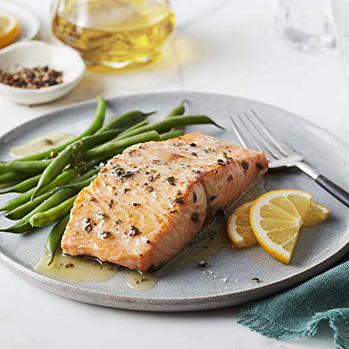 Martha Stewart for True North Seafood: Simple and Easy Sockeye Salmon with Miso Butter and Atlantic Salmon with Lemon Herb Butter - (Pack of 4) 11 oz. Trays - Thumbnail 4