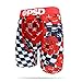 PSD Underwear Mens Red Rose Checkers Athletic Boxer Briefs, Red, x Large