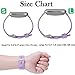 Maledan Replacement Bands Compatible with Fitbit Versa, Breathable Woven Fabric Accessories Strap Watch Band for Women Men, Small, Lavender