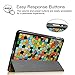 Fintie iPad Air SmartShell Case - Stained Glass Mosaic Style Ultra Slim Lightweight Stand with Smart Cover Auto Wake / Sleep for Apple iPad Air (2013 Model)