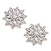 ELEGANTPARK AS Women Sunshine Design Wedding Party Prom Decoration Crystals Clutch Dress Hat Shoe Clips 2 Pcs Gold