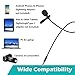 Lavalier Lapel Microphone Kit, UBeesize Professional Clip On Omnidirectional Condenser Lav Mic with 79 Inch Extension Cable for iPhone/Android/iPad/PC/GoPro/DSLR/Camcorder/Camera/Recorder