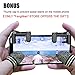 Mobile Game Controller(Newest Version), FengNiao Sensitive Shoot and Aim Buttons L1R1 for PUBG/Knives Out/Rules of Survival, PUBG Mobile Game Joystick, Cell Phone Game Controller for Android IOS1 Pair