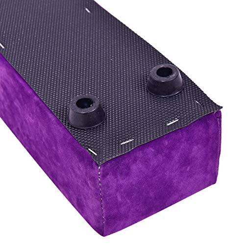 Gymnastic Bar & Balance Beam, 7' Sectional Gymnastics Floor Balance Beam, Purple