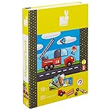 Janod Vehicles Magnetibook