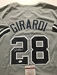 Autographed/Signed Joe Girardi New York Yankees Grey Baseball Jersey JSA COA