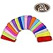BAKHUK 20pcs Ice Pop Sleeves 10 Color Popsicle Holders Bags