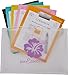Facial Mask Sheet Variety Pack - All 5 Ceramask Premium Facial Spa Included - 1 Each - Free Bonus Makeup Bag