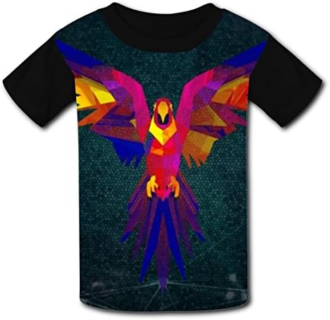 Kids Youth Fashion Parrx_Maver_Logo Short Sleeve T Shirt Tee For Boys (Black)