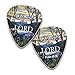 Christian Guitar Picks for Gospel Music - In Christ Alone (12-Pack) - Medium Celluloid - Best Inspirational Music Gifts for Church Worship Team, Pastor, Youth Group, Dad, Mom, Boys, Girls