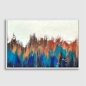 Framed Canvas Wall Art for Living Room, Bedroom Abstract Impression Canvas Prints for Home Decoration Ready to Hanging - 16x24 inches