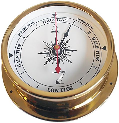 Trintec Omni Collection Brass Tide Indicator Marine Nautical 3.5" Dial Diameter OMNI-05