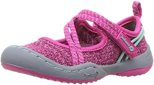 JambuKD Girls' Kalei Outdoor Mary Jane Flat, Berry, 7 M US Toddler