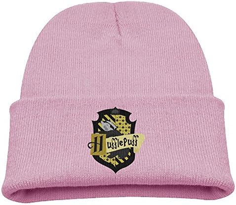 Youth Boys Cashmere Hat Slouchy Beanie Winter Hogwarts Hufflepuff Beanie Cap Beanie Hat Beanies
