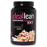 IdealLean, Protein Powder for Women, Caramel Mocha, 20g Whey Protein Isolate, Calcium, Folic Acid, 0g Sugar, 0g Fat, 0 Carbs, 30 Servings