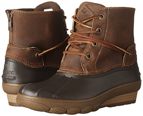 sperry women's saltwater wedge tide rain boot