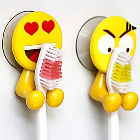 Amazon Infgreate 便利で実用的 かわいい絵文字 顔 エクスプレス サッカー 歯ブラシホルダー キッチン バスルーム ラックフック One Size Infgreates 歯ブラシスタンド ホーム キッチン オンライン通販