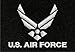 Spiffy Custom Gifts Mens U.S. Air Force Embroidered Polo Shirt X-Large Black