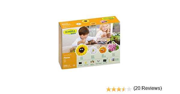 SEMBRA - juego educativo, Kit huerto Flores: Amazon.es: Jardín