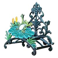Shirleyle-Hohar Garden Home Hose Holder Heavy Duty Metal Frog Cast Iron Hose Hook Household Hose Reel Antique Garden Yard Decorative Wall Mounted Hose Butler Wall Hose Hanger Reel