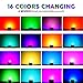 T-SUN 50W RGB Flood Lights, Outdoor Color Changing Waterproof LED Security Light, RGB Spotlight with Remote Control & US Plug for Garden, Yard, Warehouse, Sidewalk, Garage (50W)