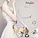 SOUFEEL Clasp Bracelets Exclusive 925 Sterling Silver Bracelets Basic Charm Bracelet Jewelry Chain Simple Bracelets for Women Men Girls Baby (7.5inch/ 19cm)