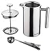 Stainless Steel French Press Cafetiere Coffee Maker Size: 12 oz.