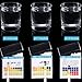 200 Strips Plastic Ph Test Strips, Universal Ph 0-14, Litmus Test Paper with Storage Case for Saliva Urine Water Soil Testing Pet Food and Diet Monitoring