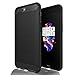 Oneplus 5 Case, Mustaner Carbon Fiber Lightweight Shock-Absorption Flexible TPU Rubber Soft Silicone Cover For Oneplus 5 (Black Texture)
