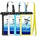 CASACLAUSI Waterproof Phone Pouch Case 4 Packs Floating Cellphone Waterproof Universal Dry Bag Compatible with All Smart Phone