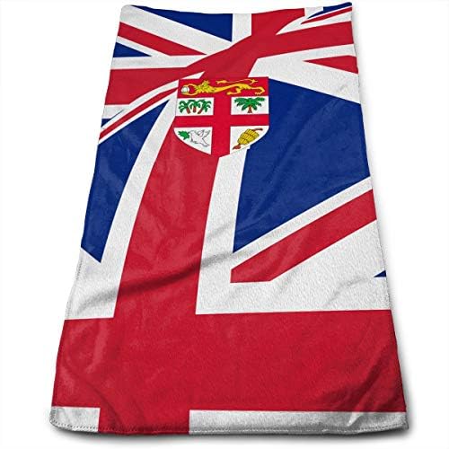 OLOSARO Sports Towel Originality Fiji Flag Travel Multi-Purpose Fast Dry Swimming Camping Hiking Yoga Hair Beauty Cleaning Furniture 11.8" X 27.6"