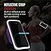 Galaxy S7 Edge Armband, MoKo Sweatproof Sports Armband Exercise Running Arm Band Case for Samsung Galaxy S7 Edge, with Key Holder, Great Earphone Connection, Purple (Fits Arm Girth 10.8