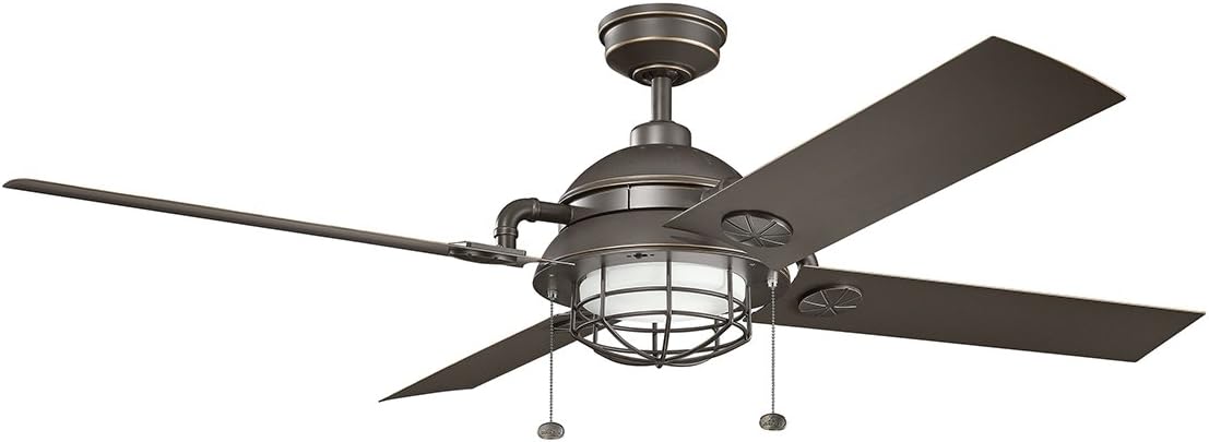 Kichler Lighting 310136oz 310136wzc Maor Patio Outdoor Ceiling Fan