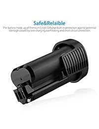 Powerextra   Batería de repuesto para Dremel B812 03 8200, 8220 y 8300 (3,0 Ah, 12 V, iones de litio, 2 unidades)