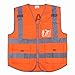 MYRIANN DJI Drone Safety Reflective Vest,Cool Cloth Vest with Commercial Drone Pilot Please Do Not Disturb,Excellent Flight Experience with DJI Inspire,DJI Phantom 3 4, DJI Mavic Pro (Orange, XXL)