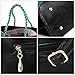 Celsino Women Shoulder Bag 3D Flower Purse Tote Handbag PU Leather Crossbody Weave Handle Bags