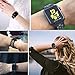 R-fun Band Compatible with Apple Watch 42/44mm Women and Men, Soft Silicone Replacement Wristband for Apple iWatch Series 4, Series 3, Series 2, Series 1, Sport, Edition (Black/Gray+Black/Yellow)
