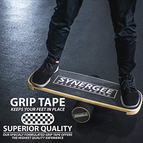 Synergee Balance Board Challenges Core & Stabilizers for Surf, Snowboard, Skateboard