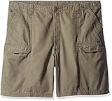 Wrangler Authentics Men's Big & Tall Utility Hiker Short, Earth Green, 46